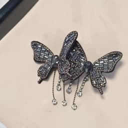 Exquisite Sweet Diamond Butterfly Side Hairpin Hair Accessories For Women