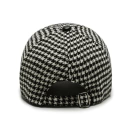 Fashions Check Baseball Cap for Women Winter Keep Warm Windproof Street Wild Trend Cap