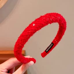 2026 New Children Red Colors Bowknot Ornament Headband Headwears Girls Fashion Acrylic Hair Hoop Headbands Kids Hair Accessories
