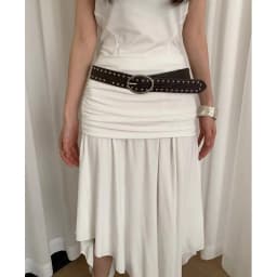 Bohemian Rivet Belt Women 2024 New High-End Design Niche With Dress Y2K Belt Trend