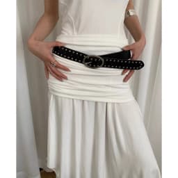 Bohemian Rivet Belt Women 2024 New High-End Design Niche With Dress Y2K Belt Trend