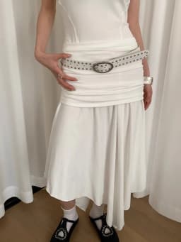 Bohemian Rivet Belt Women 2024 New High-End Design Niche With Dress Y2K Belt Trend