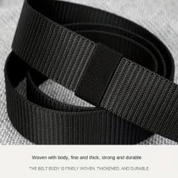 Men Belts Automatic Buckle Metal Webbing Belts for Men Women Canvas Nylon High Quality Strap Casual Outdoor Sports Students