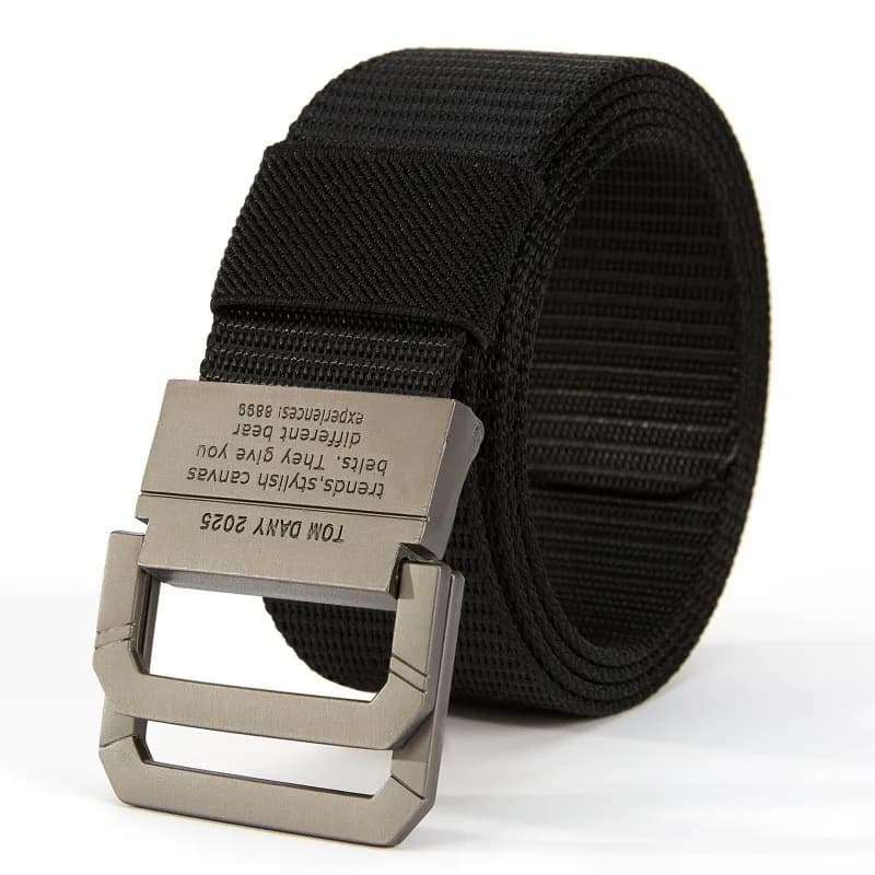 Men Belts Automatic Buckle Metal Webbing Belts for Men Women Canvas Nylon High Quality Strap Casual Outdoor Sports Students