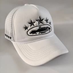 Five Star Embroidered Cotton Mesh Hat Men's Trendy Retro Baseball Hat Hip Hop Hat Women's Sports and Leisure Hat Decorative Hat