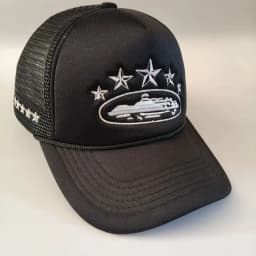Five Star Embroidered Cotton Mesh Hat Men's Trendy Retro Baseball Hat Hip Hop Hat Women's Sports and Leisure Hat Decorative Hat