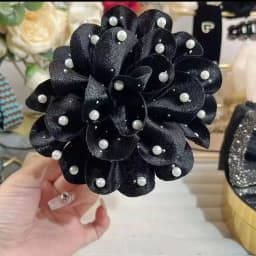 1pc New Fabric Gripper Senmei High end Hair Accessories Fashionable and High end, Back of the Head Hair Grip