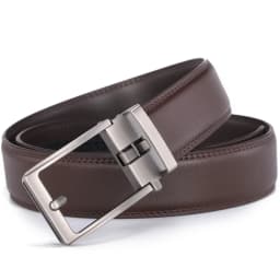 Unisex Click Belts for Men Luxury Brand Designer Fashion Automatic Buckle Genuine Leather Men's Belt Male Jeans Waist Strap Blue