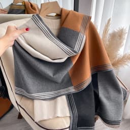 New Luxury Winter Scarf Women Cashmere Warm Pashmina Brand Foulard Female Shawls Wraps Thick Soft Bufanda Poncho Scarves Hijab