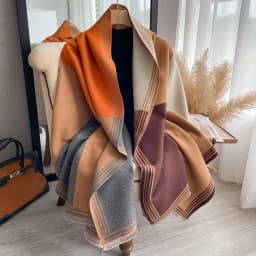 New Luxury Winter Scarf Women Cashmere Warm Pashmina Brand Foulard Female Shawls Wraps Thick Soft Bufanda Poncho Scarves Hijab