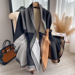 New Luxury Winter Scarf Women Cashmere Warm Pashmina Brand Foulard Female Shawls Wraps Thick Soft Bufanda Poncho Scarves Hijab