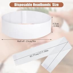 50 PCS Disposable Hairband for Women, Non-woven Fabric Spa Headband for Securing Hair during Facial Makeup Travel Spa Makeup