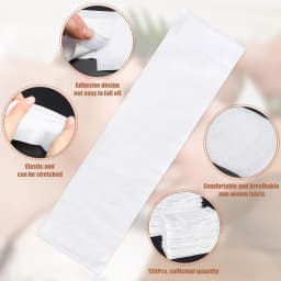50 PCS Disposable Hairband for Women, Non-woven Fabric Spa Headband for Securing Hair during Facial Makeup Travel Spa Makeup