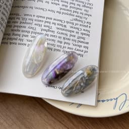 Fever blogger's same elliptical small hair clip, Korean French side clip, retro bangs clip, duckbill clip cute temperament