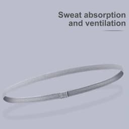 Solid non-slip elastic sports outdoor headbands hair headbands for men exercise hair bands sweatbands for women