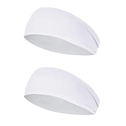 1/2Pcs Sports Headband for Men Fitness Sports Satin Head Band with Elasticity Yoga Sweat-Absorbent Headbands for Women and Men