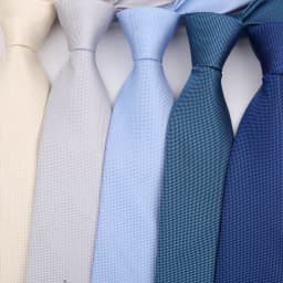 New 8CM Mens Necktie Solid Color Ties For Man Groom Jacquard Woven Neck Tie For Men Business Wedding Party