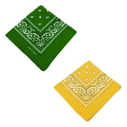 1/2pcs Men Women Cotton Bandana Hairband Cowboy Mens Biker Sports Headwear Wrist Hairwrap Single Sided Head Wrap Scarf Paisley