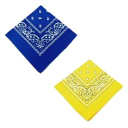 1/2pcs Men Women Cotton Bandana Hairband Cowboy Mens Biker Sports Headwear Wrist Hairwrap Single Sided Head Wrap Scarf Paisley