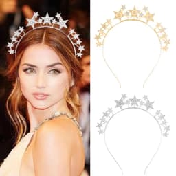 1pcs Flower Crown Headband For Women Mardi Gras Light Up Tiara Crown for Wedding Beach Party Birthday Halloween Christmas