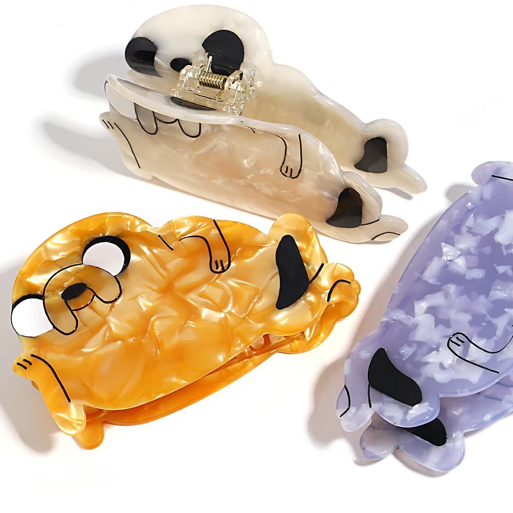 AENSOA Original Niche Cartoon Hairpin Cute Sea Lion Small Animal Claw Clip Advanced Acetic Acid Acrylic Headdress For Women