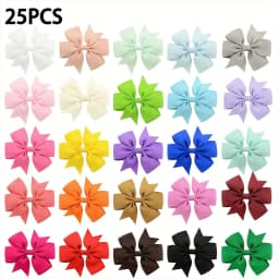 25/30/40/50/60Pcs 3inch Sunflower Hairclips for Children's Hair Accessories Wholesale Kids Baby Hairpin Girls Headclip