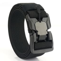 New Quick Release Pluggable Buckle Sports Belt Breathable ElasticMen Belts For Men Elastic Pants Belt