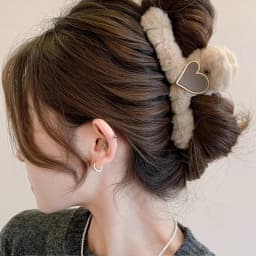 Winter Plush Hair Claw For Women Girls Sweet Hair Ornament Long Thich Hair Hairpin Headband Hair Clip Fashion Hair Accessories