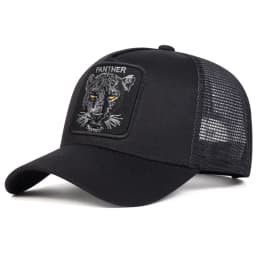 Unisex PANTHER Embroidery Baseball Net Caps Spring and Summer Outdoor Adjustable Casual Hats Sunscreen Hat