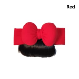 Lovely Baby Bowknot Bangs Wigs Hairbands Girls Hair Accessories Fashionable Hairpiece Headwear for Newborns