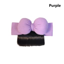 Lovely Baby Bowknot Bangs Wigs Hairbands Girls Hair Accessories Fashionable Hairpiece Headwear for Newborns