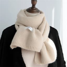 Fashion Cashmere Scarf Winter Knitting Men Women Thermal Scarf Wool Blend Neckerchief Solid Color Warmer Neck Cover New 2025