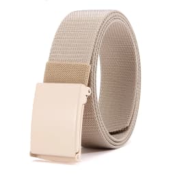 Men Female Belts Military Nylon Adjustable Belt Outdoor Travel Tactical Waist Belt with Plastic Buckle for Pants 125cm