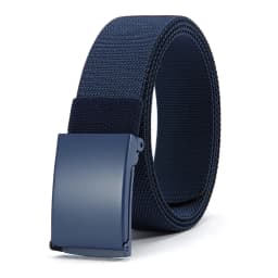 Men Female Belts Military Nylon Adjustable Belt Outdoor Travel Tactical Waist Belt with Plastic Buckle for Pants 125cm