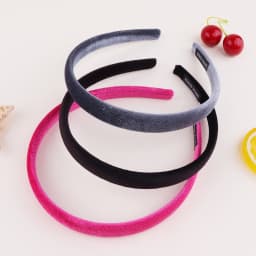 1.5cm Velvet Headbands for Women Soft Hairbands Fashion No Slip Headband for Girls Candy Color DIY Hair Accessories