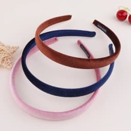 1.5cm Velvet Headbands for Women Soft Hairbands Fashion No Slip Headband for Girls Candy Color DIY Hair Accessories