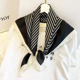 New Fashion Zebra Printed Square Scarf Soft Satin Thin Smooth Neck Scarf 70*70cm Vintage Style Sunscreen Headscarf For Women