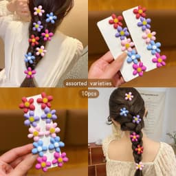 10 Sunflower Hair Clips Sweet and Stylish Flower Hair Clips Suitable for Daily Use Hair Accessories