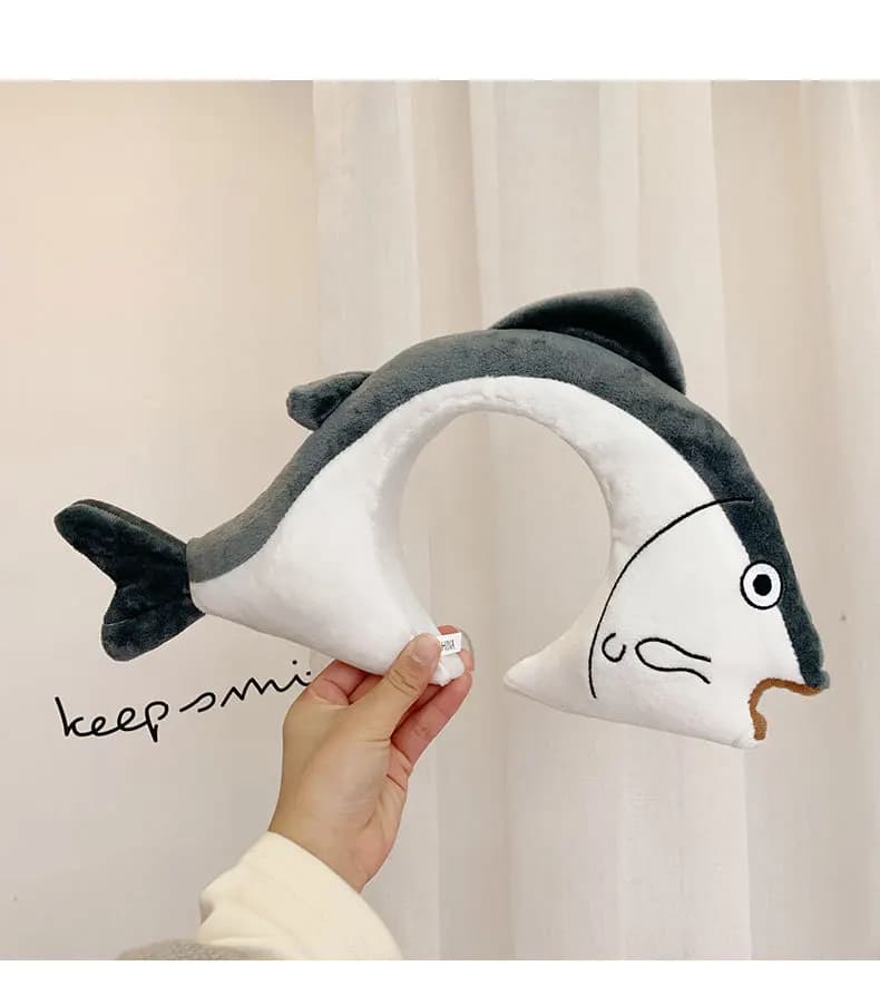 Popular Cute Fish Shape Hairband Wash Face Hair Accessory For Girls