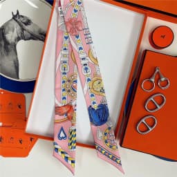 French New Style Scarf Heart Leather Buckle Feather Pattern Bow Ribbon for Women Tied Bags Necktie Multifunctional Accessories