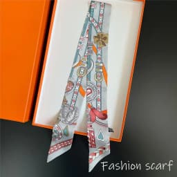 French New Style Scarf Heart Leather Buckle Feather Pattern Bow Ribbon for Women Tied Bags Necktie Multifunctional Accessories