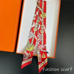 French New Style Scarf Heart Leather Buckle Feather Pattern Bow Ribbon for Women Tied Bags Necktie Multifunctional Accessories