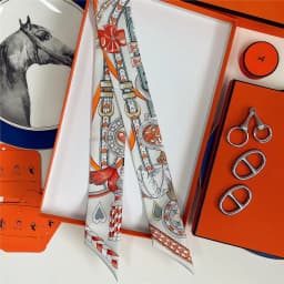 French New Style Scarf Heart Leather Buckle Feather Pattern Bow Ribbon for Women Tied Bags Necktie Multifunctional Accessories