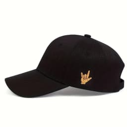 Unisex Side Finger Embroidery Baseball Caps Spring And Autumn Outdoor Adjustable Casual Hats Sunscreen Hat Sports Cap