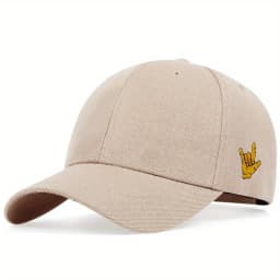 Unisex Side Finger Embroidery Baseball Caps Spring And Autumn Outdoor Adjustable Casual Hats Sunscreen Hat Sports Cap