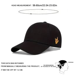 Unisex Side Finger Embroidery Baseball Caps Spring And Autumn Outdoor Adjustable Casual Hats Sunscreen Hat Sports Cap