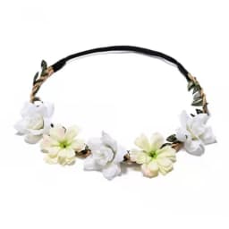 1PC Bride and Bridesmaid Headpiece, Flower Wreath, Hairband, Hair Accessory, Wrist Flower, for Travel, Seaside Vacation