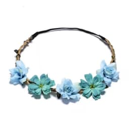 1PC Bride and Bridesmaid Headpiece, Flower Wreath, Hairband, Hair Accessory, Wrist Flower, for Travel, Seaside Vacation