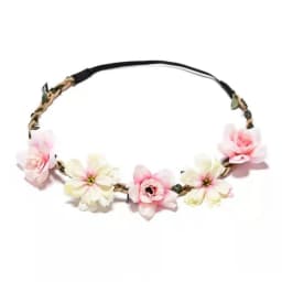 1PC Bride and Bridesmaid Headpiece, Flower Wreath, Hairband, Hair Accessory, Wrist Flower, for Travel, Seaside Vacation