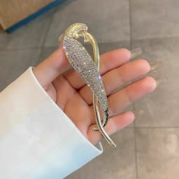 Elegant Glitter Pearl Hair Clip For Women Trendy Twisted Hair Clip Girls Fashion Daily Life Hair Accessory Jewelry Hair Pin